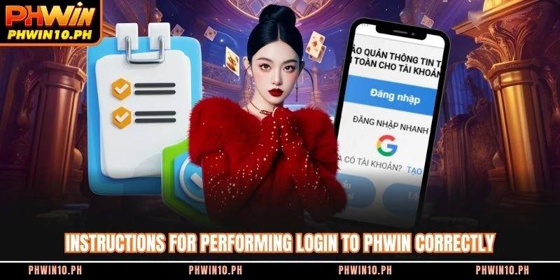 Instructions for performing login to PHWIN correctly