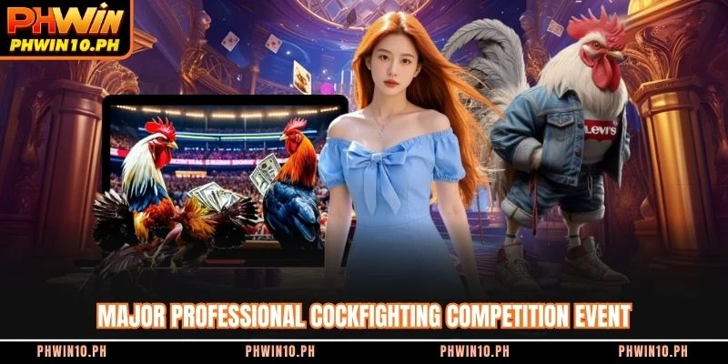 Major professional cockfighting competition event