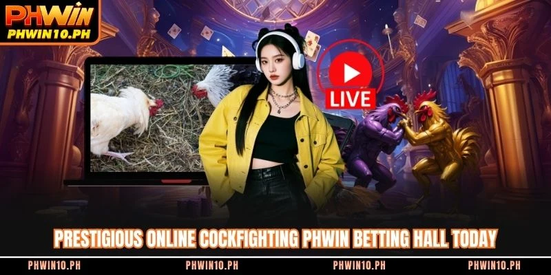 Prestigious online cockfighting PHWIN betting hall today
