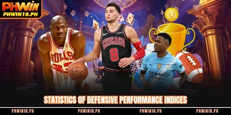 Statistics of defensive performance indices