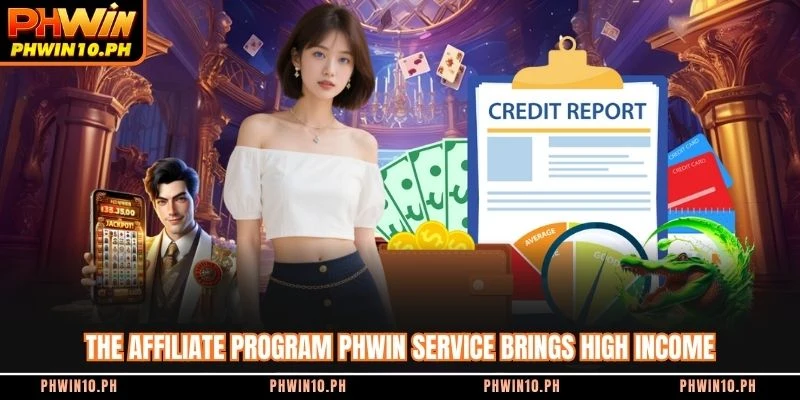 The affiliate program PHWIN service brings high income